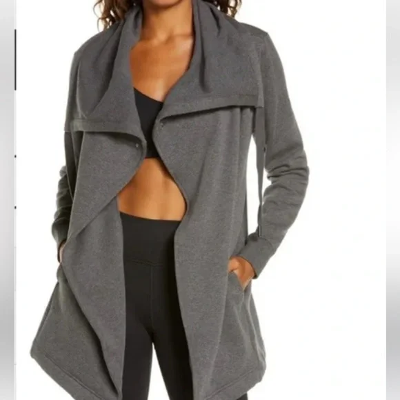 Zella Jackets Coats Zella Cozy Wrap Jacket Poshmark